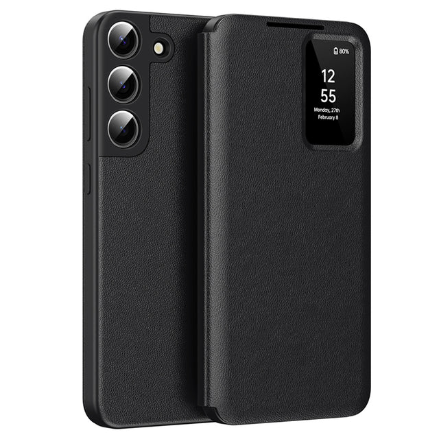Husa de protectie Techsuit SmartView Series compatibil cu Samsung Galaxy S22 Plus 5G, Negru