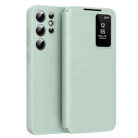 Husa de protectie Techsuit SmartView Series compatibil cu Samsung Galaxy S22 Ultra 5G, Verde