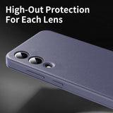 Husa de protectie Techsuit SmartView Series compatibil cu Samsung Galaxy S25 Edge, Mov