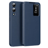 Husa de protectie Techsuit SmartView Series compatibil cu Samsung Galaxy S25 Edge, Albastru