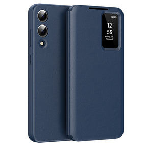 Husa de protectie Techsuit SmartView Series compatibil cu Samsung Galaxy S25 Edge, Albastru