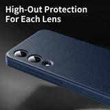 Husa de protectie Techsuit SmartView Series compatibil cu Samsung Galaxy S25 Edge, Albastru