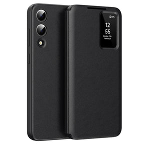 Husa de protectie Techsuit SmartView Series compatibil cu Samsung Galaxy S25 Edge, Negru