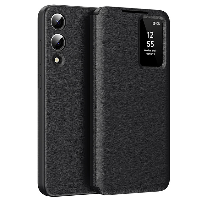 Husa de protectie Techsuit SmartView Series compatibil cu Samsung Galaxy S25 Edge, Negru