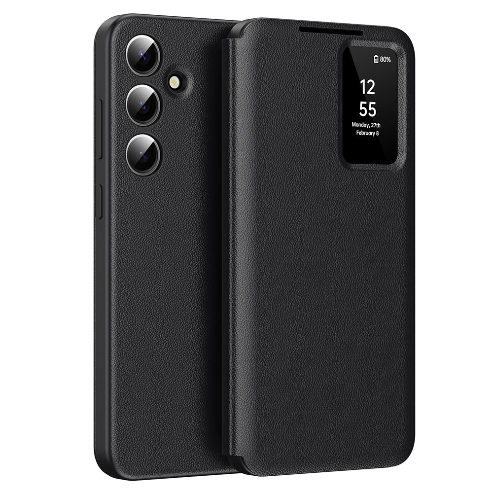Husa de protectie Techsuit SmartView Series compatibil cu Samsung Galaxy A56 5G, Negru