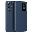 Husa de protectie Techsuit SmartView Series compatibil cu Samsung Galaxy S25 Ultra, Albastru