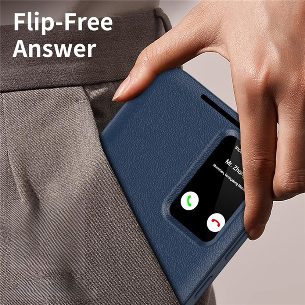 Husa de protectie Techsuit SmartView Series compatibil cu Samsung Galaxy S25 Ultra, Albastru