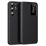 Husa de protectie Techsuit SmartView Series compatibil cu Samsung Galaxy S25 Ultra, Negru