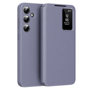 Husa de protectie Techsuit SmartView Series compatibil cu Samsung Galaxy S25 Plus, Mov