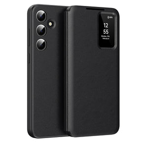 Husa de protectie Techsuit SmartView Series compatibil cu Samsung Galaxy S25 Plus, Negru