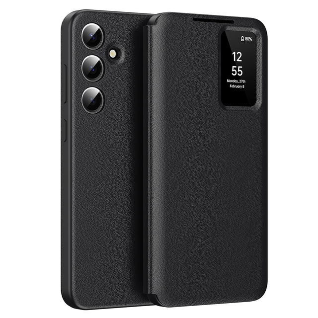 Husa de protectie Techsuit SmartView Series compatibil cu Samsung Galaxy S25 Plus, Negru
