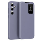 Husa de protectie Techsuit SmartView Series compatibil cu Samsung Galaxy S25, Mov