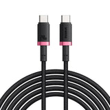 Cablu Baseus Dura Series (P10377803U03-01), for MacBook, Fast Charging, Type-C, PD 240W, 480Mbps, 1m, Rosu / Black
