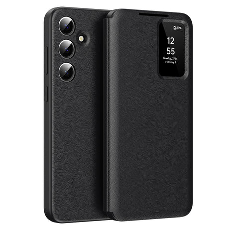 Husa de protectie Techsuit SmartView Series compatibil cu Samsung Galaxy S25, Negru
