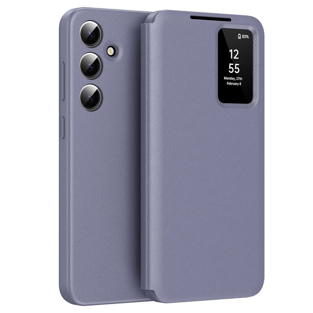 Husa de protectie Techsuit SmartView Series compatibil cu Samsung Galaxy S24 FE, Mov