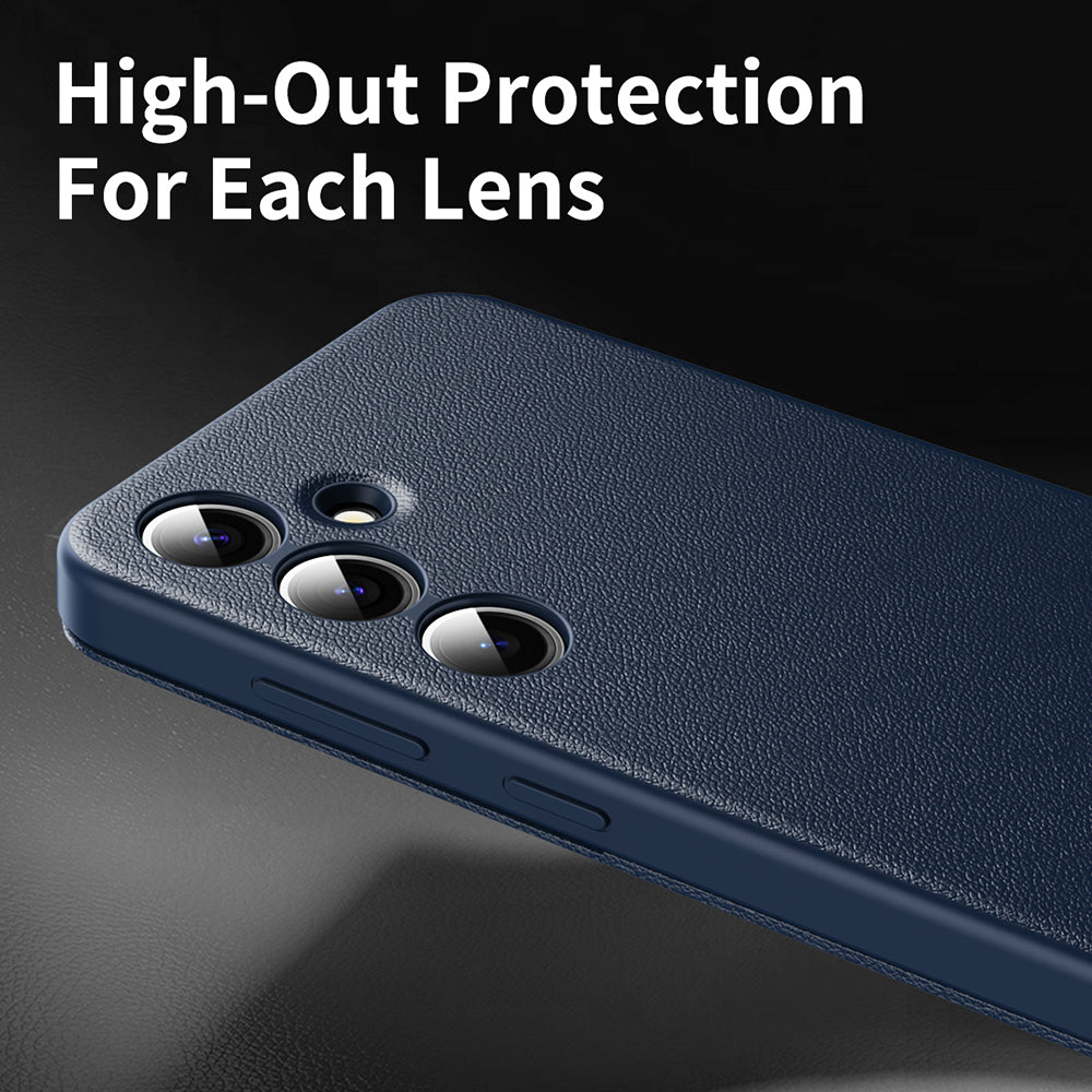Husa de protectie Techsuit SmartView Series compatibil cu Samsung Galaxy S24 FE, Albastru