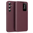 Husa de protectie Techsuit SmartView Series compatibil cu Samsung Galaxy S24 FE, Rosu