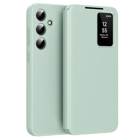 Husa de protectie Techsuit SmartView Series compatibil cu Samsung Galaxy S24 FE, Verde