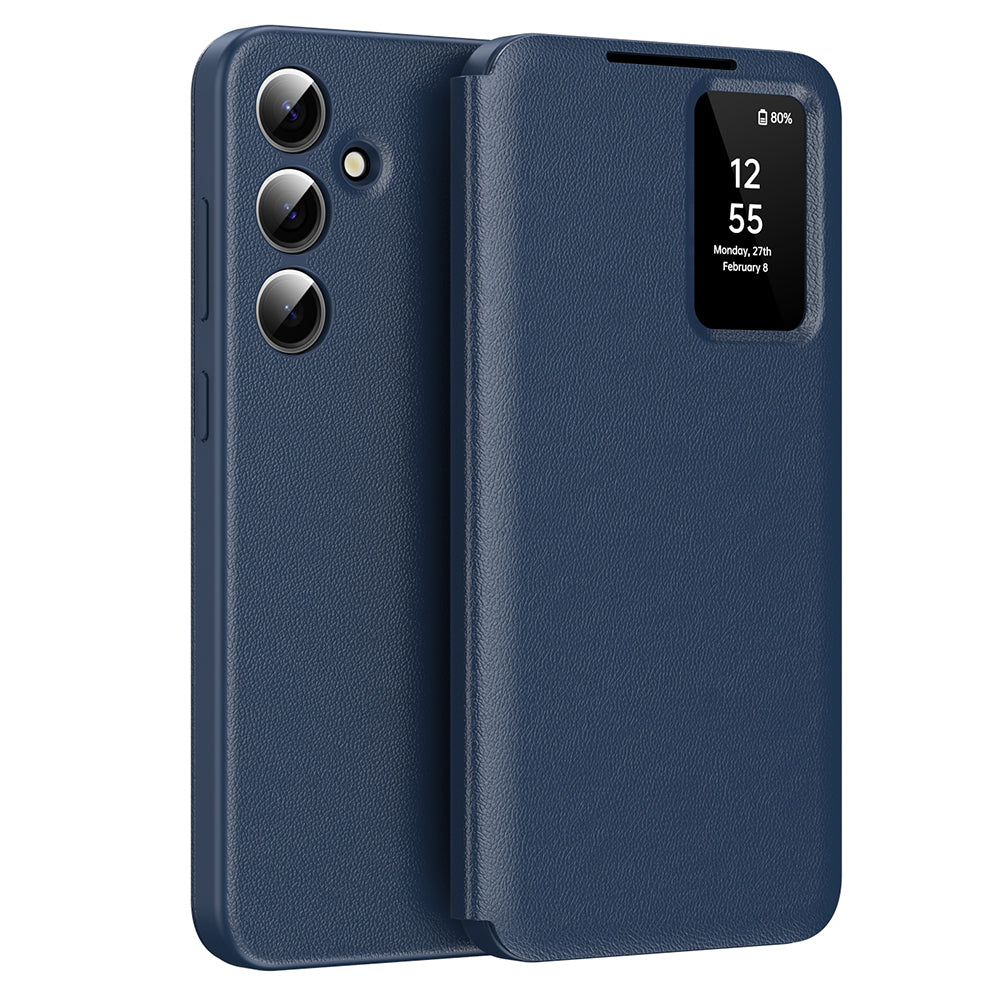 Husa de protectie Techsuit SmartView Series compatibil cu Samsung Galaxy A55 5G, Albastru