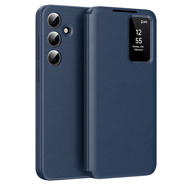 Husa de protectie Techsuit SmartView Series compatibil cu Samsung Galaxy A55 5G, Albastru