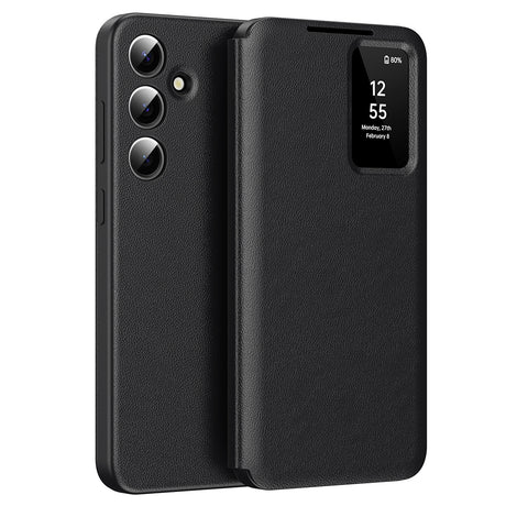 Husa de protectie Techsuit SmartView Series compatibil cu Samsung Galaxy A55 5G, Negru
