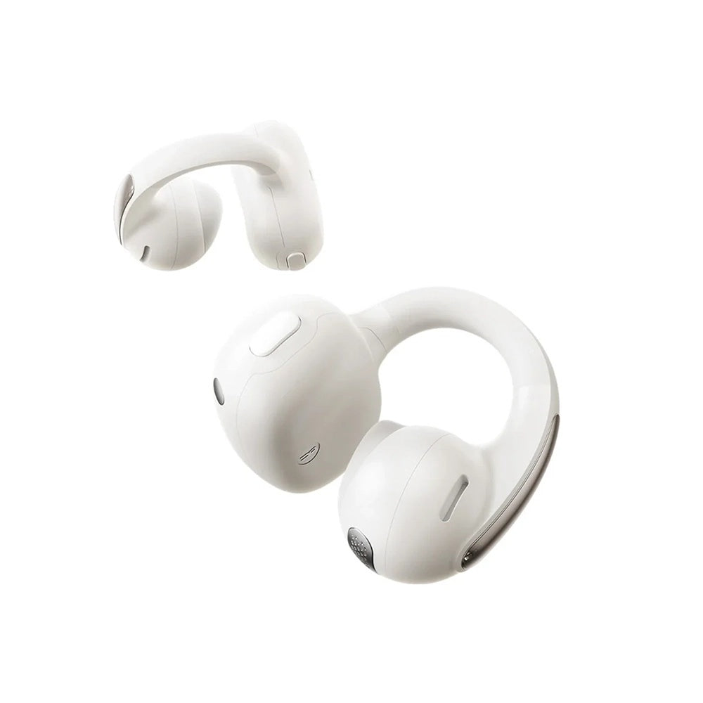Casti Baseus Bowie MC1 (A00083501226-00), Open Ear Clip-on Design, BT V5.4, IP57 Waterproof, 600mAh, Alb