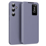 Husa de protectie Techsuit SmartView Series compatibil cu Samsung Galaxy S24, Mov