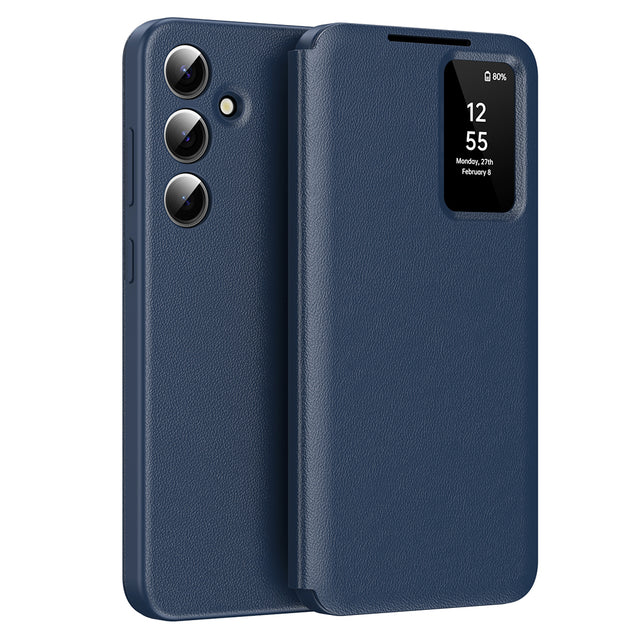 Husa de protectie Techsuit SmartView Series compatibil cu Samsung Galaxy S24, Albastru