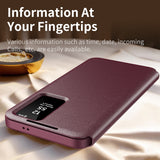 Husa de protectie Techsuit SmartView Series compatibil cu Samsung Galaxy S24 Plus, Rosu