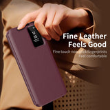 Husa de protectie Techsuit SmartView Series compatibil cu Samsung Galaxy S24 Plus, Rosu