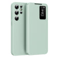 Husa de protectie Techsuit SmartView Series compatibil cu Samsung Galaxy S24 Ultra, Verde