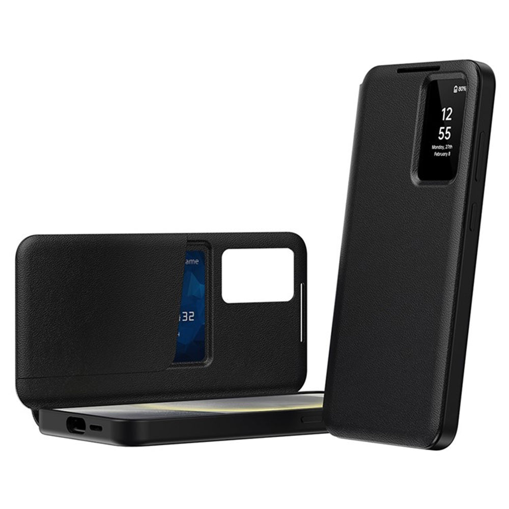 Husa de protectie Techsuit SmartView Series compatibil cu Samsung Galaxy S24 Ultra, Negru