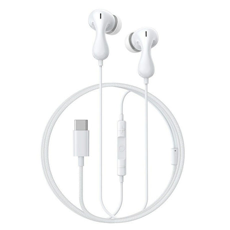 Casti Baseus Wired Earphones Encok CZ20 (A00171400213-00), Type-C, 20Hz-40kHz, Hi-Res, Moon White