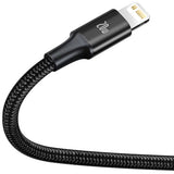 Cablu Baseus Rapid Series (CAMLT-SC01), Fast Charge, 3in1, USB-C to Lightning, Micro-USB, USB-C, 20W, 1.5m, Negru