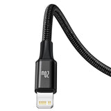 Cablu Baseus Rapid Series (CAMLT-SC01), Fast Charge, 3in1, USB-C to Lightning, Micro-USB, USB-C, 20W, 1.5m, Negru