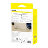 Cablu Baseus Titanium (P10378100G21-00), Type-C, Fast Charge, PD100W, 480Mbps, E-Mark Chip, 1m, Galaxy Titanium Gold