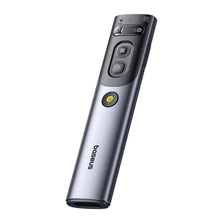 Gadget Baseus Orange Dot Wireless Presenter (B00231700811-00), AI Voice Recognition, Dual-Mode Connection, Gri