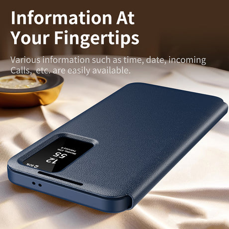 Husa de protectie Techsuit SmartView Series compatibil cu Samsung Galaxy S23 FE, Albastru
