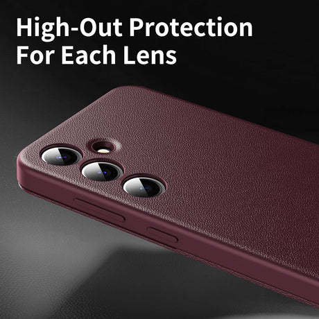 Husa de protectie Techsuit SmartView Series compatibil cu Samsung Galaxy S23 FE, Rosu