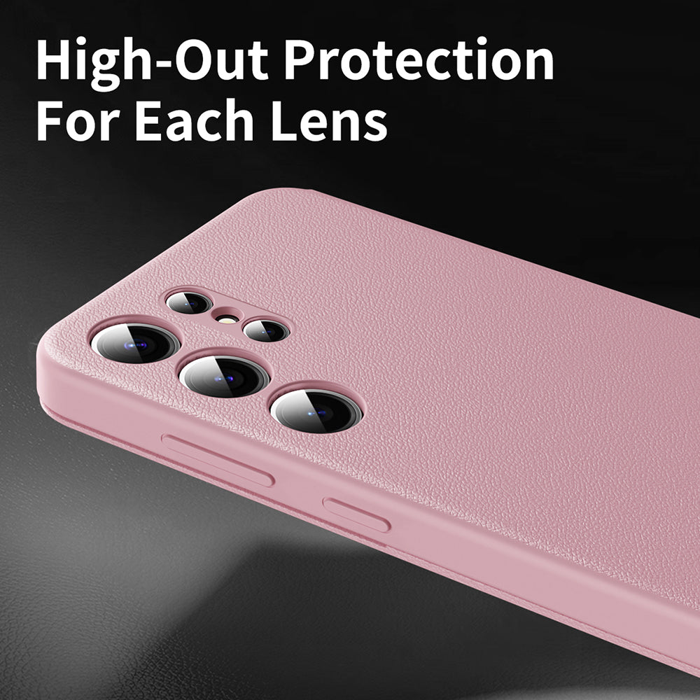 Husa de protectie Techsuit SmartView Series compatibil cu Samsung Galaxy S23 Ultra, Roz
