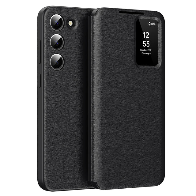 Husa de protectie Techsuit SmartView Series compatibil cu Samsung Galaxy S23 Plus, Negru