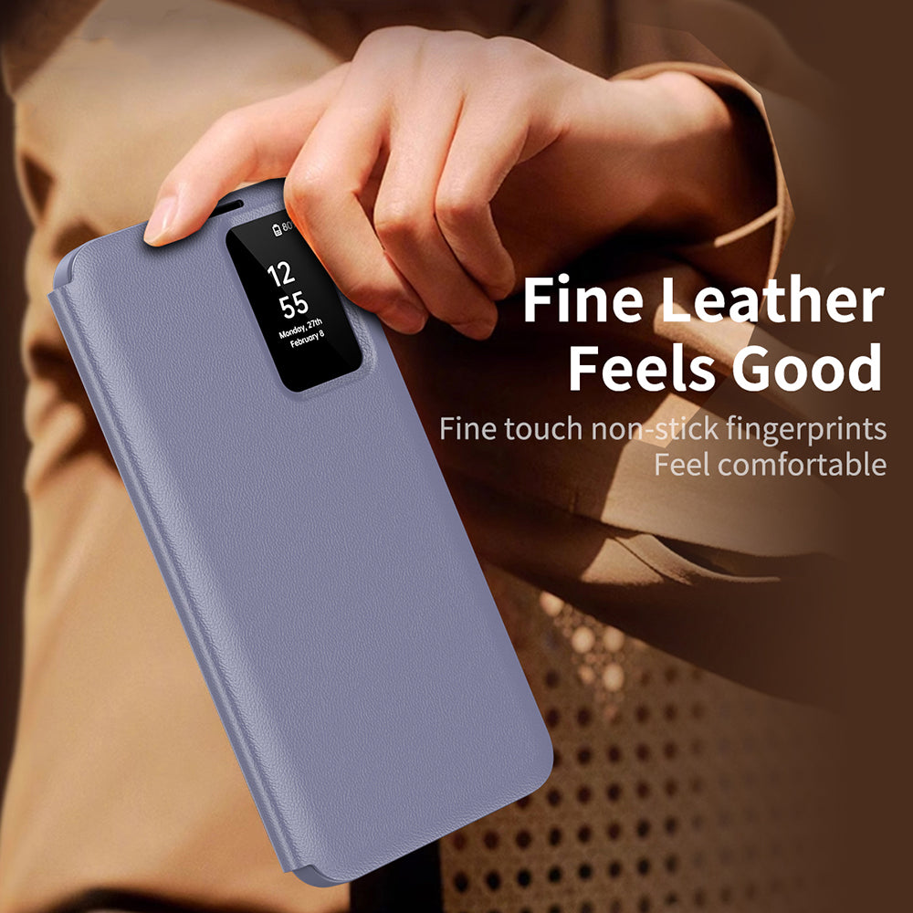 Husa de protectie Techsuit SmartView Series compatibil cu Samsung Galaxy S23, Mov