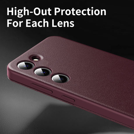 Husa de protectie Techsuit SmartView Series compatibil cu Samsung Galaxy S23, Rosu