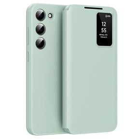Husa de protectie Techsuit SmartView Series compatibil cu Samsung Galaxy S23, Verde