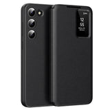 Husa de protectie Techsuit SmartView Series compatibil cu Samsung Galaxy S23, Negru