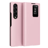 Husa de protectie Techsuit SmartView Series compatibil cu Samsung Galaxy Z Fold3 5G, Roz