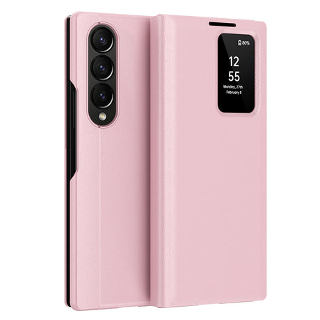 Husa de protectie Techsuit SmartView Series compatibil cu Samsung Galaxy Z Fold3 5G, Roz
