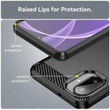 Husa de protectie Techsuit Carbon Silicone compatibil cu Samsung Galaxy A07 4G, Negru