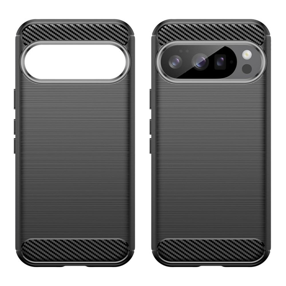 Husa de protectie Techsuit Carbon Silicone compatibil cu Google Pixel 10 / 10 Pro, Negru