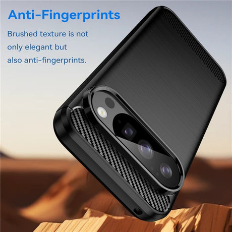 Husa de protectie Techsuit Carbon Silicone compatibil cu Google Pixel 10 / 10 Pro, Negru